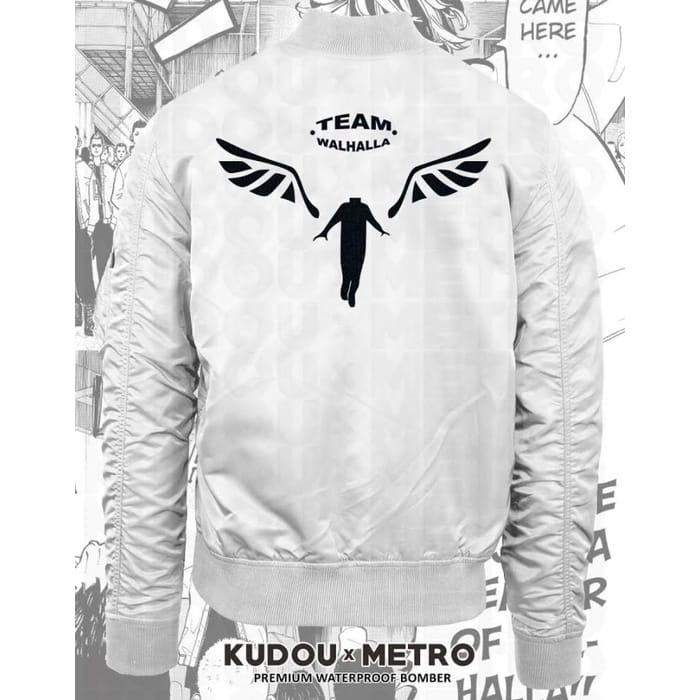 Jaket Bomber VALHALLA Tokyo Revengers Hanma Shuji Gang Terbaru BOMBER KLASIK