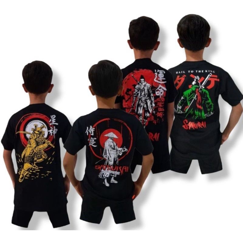 KAOS ANAK SAMURAI JAPAN/KAOA ANAK ANAK/KAOA JAPAN SAMURAI