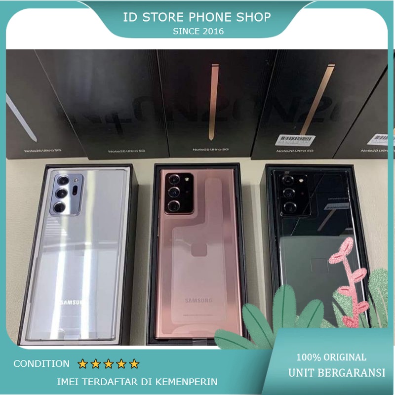 samsung note 20 ultra 5g    sein original fullset original