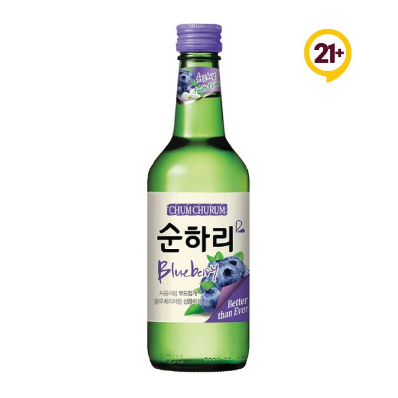 Chumchurum Blueberry Chum Churum Blueberry Soju Korea Blueberry 360 ml Botol Soju Blueberry chumchurum Korea soju blueberry 360ml bottle import soju