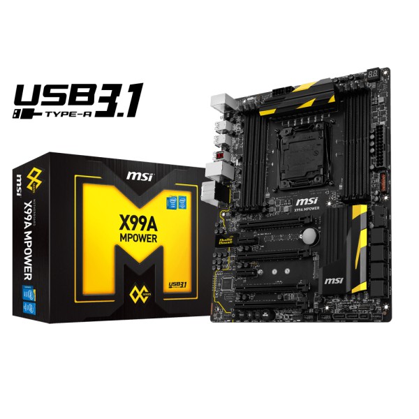 Motherboard MSI X99A Mpower (Socket LGA 2011-3)
