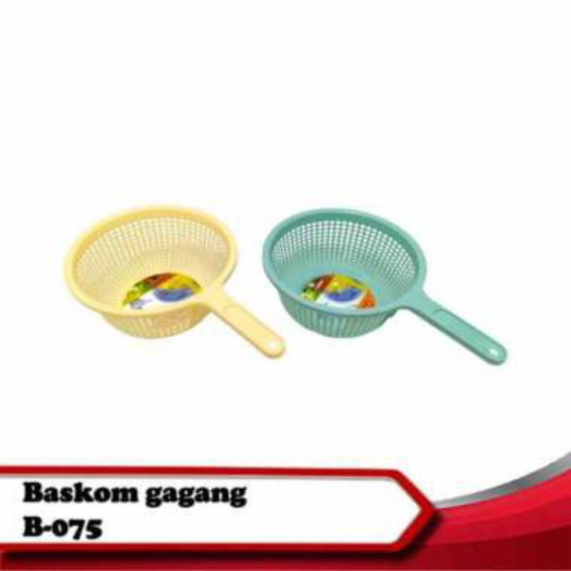 [ ⭐⭐⭐⭐⭐ ] Saringan Plastik sayur Baskom gagang YOSHIKAWA B 075