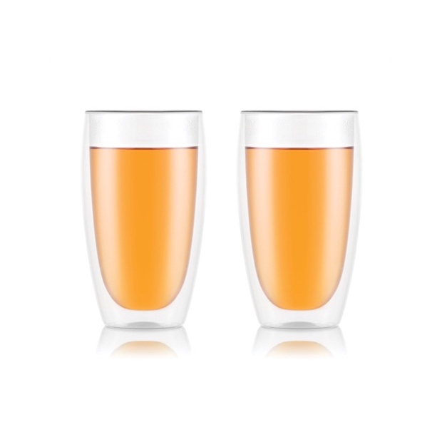 450ml Gelas Double Wall anti panas - Gelas Minum Beling Double Layer