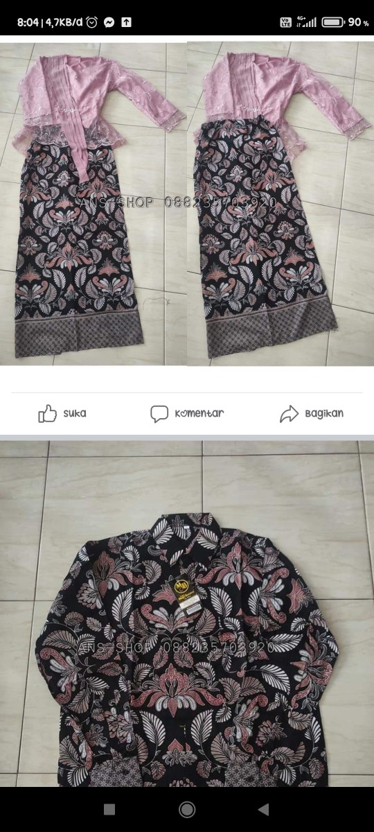 Sarimbit Batik / Batik Couple / Setelan Batik / Baju Kondangan
