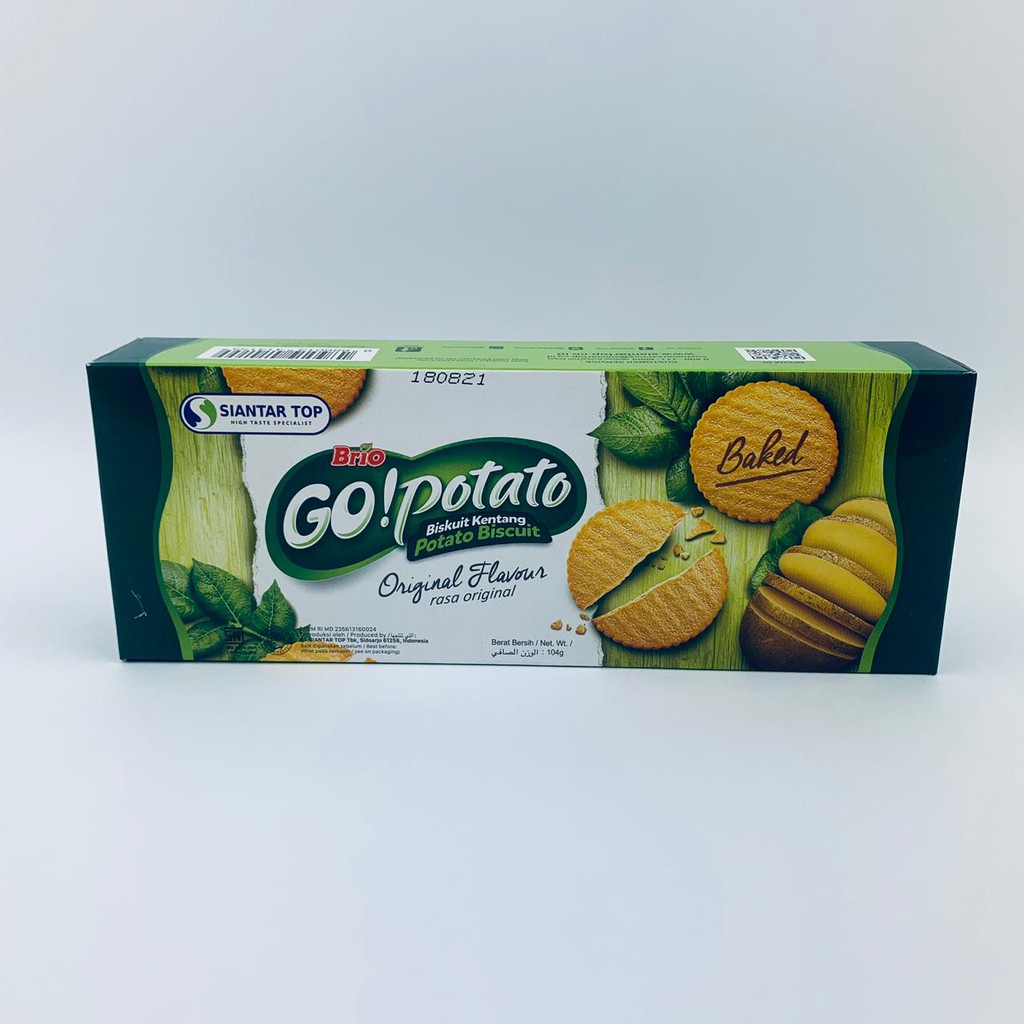 

GO!Potato Biskuit Kentang Original 104g