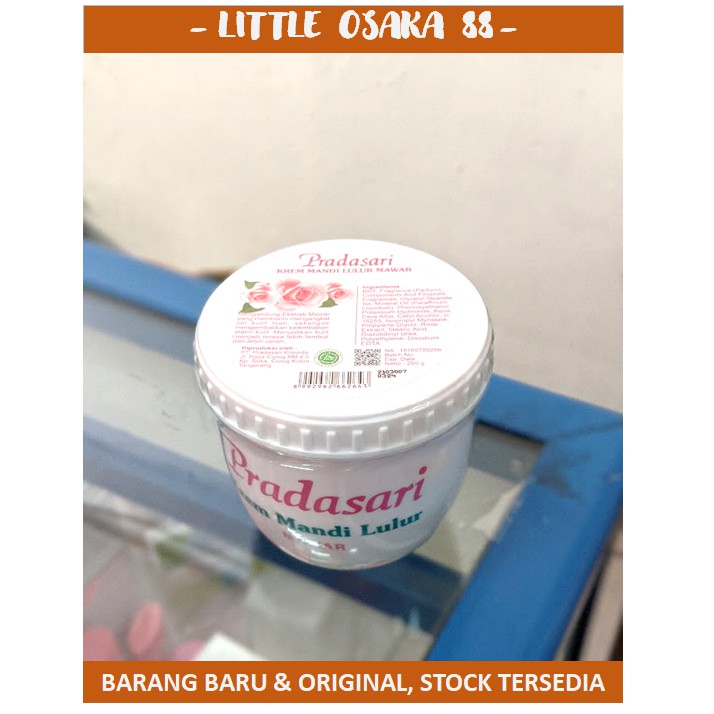 Pradasari Krem Mandi Lulur 250 gr