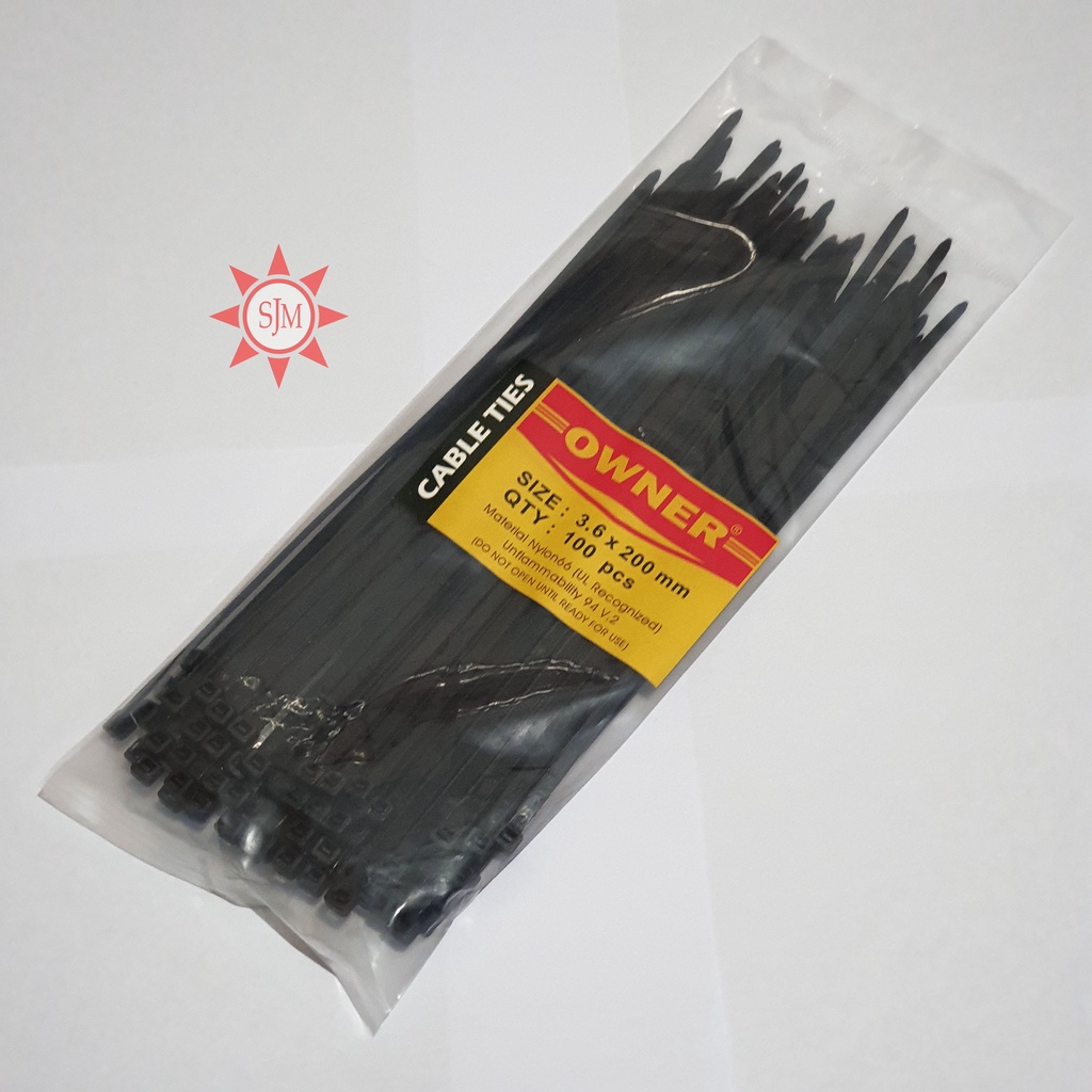 Cable Ties Kabel Ties Putih 20 cm OWNER