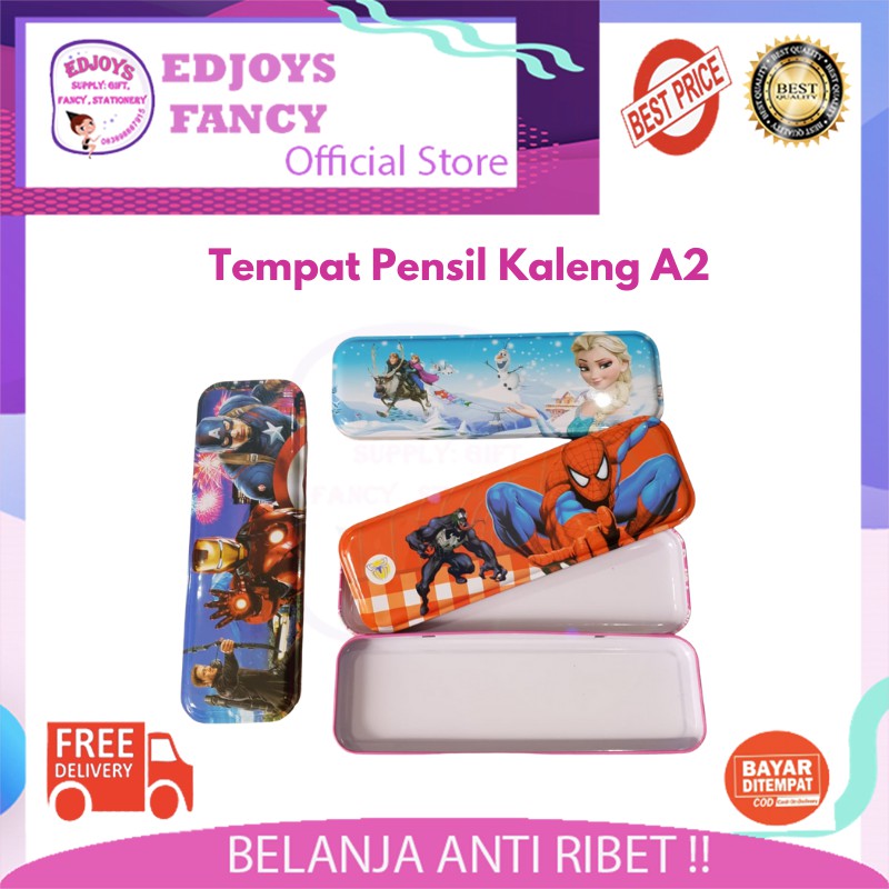 

Tempat pensil potlot kostak pencil case kotak pensil kaleng karakter disney CC-26 A2