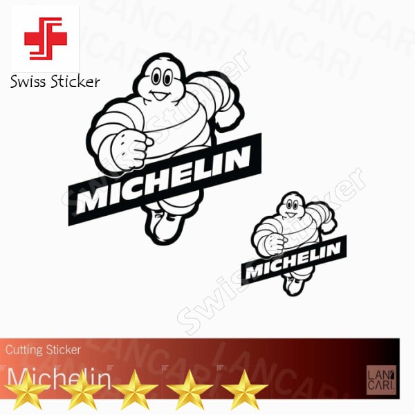 

Terlaris Sticker Cutting Michelin Vinyl Cut Stiker - Hitam Elegan