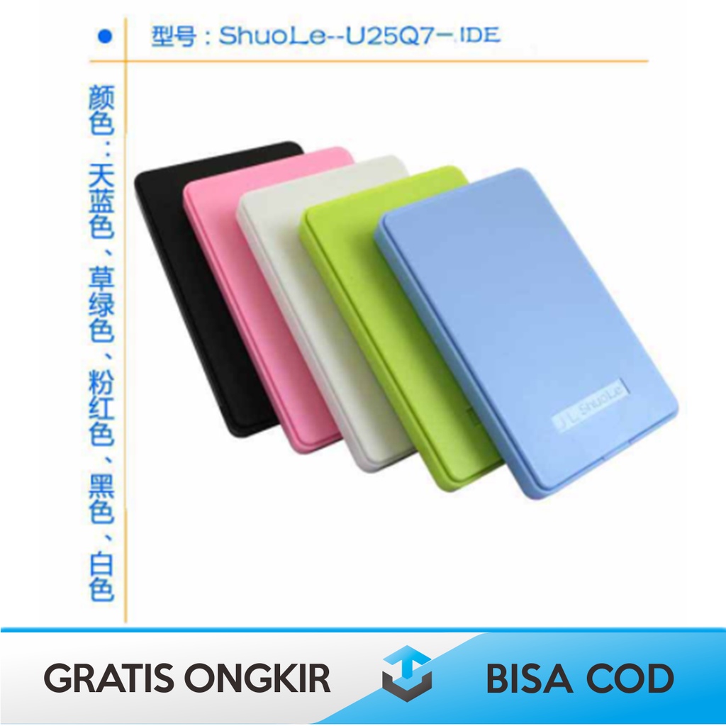 CASING HARDDISK 2.5 inch EKSTERNAL USB 2.0 PORT SATA ENCLOSURE MURAH