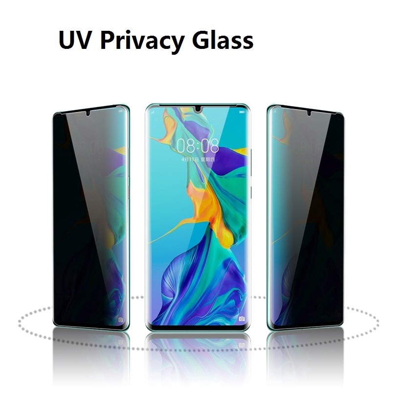 Uv Spy - Tempered Glass Samsung Note 8 Note 9 Note 10 Note 10 Plus Note 20 Note 20 Ultra Anti Spy Uv Glass Full Cover