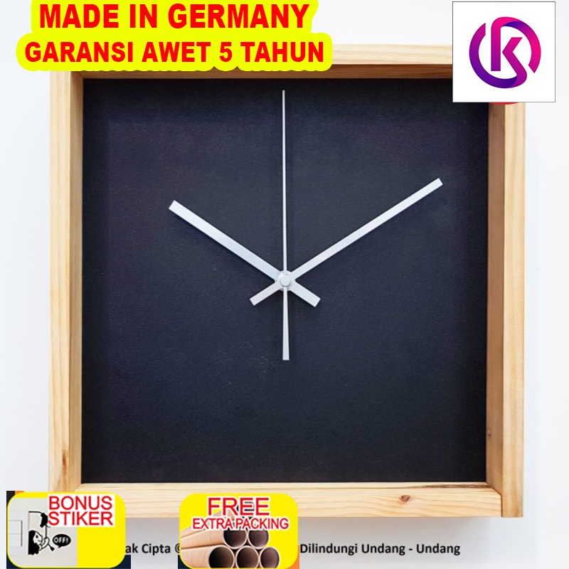 

Murah Jam Dinding Kayu - BLACK BOX - Wooden Wall Clock