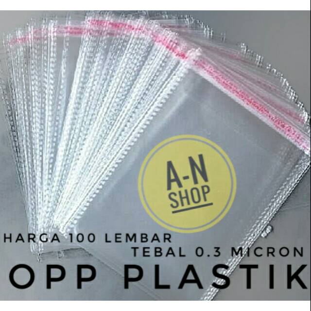 Jual Plastik Opp Seal Tipisplastik Opp Lem Ketebalan 017micron Shopee Indonesia 8960