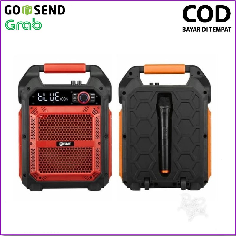 Speaker GMC 897B Speaker Portable Plus Mic Wireless Speaker 2in1