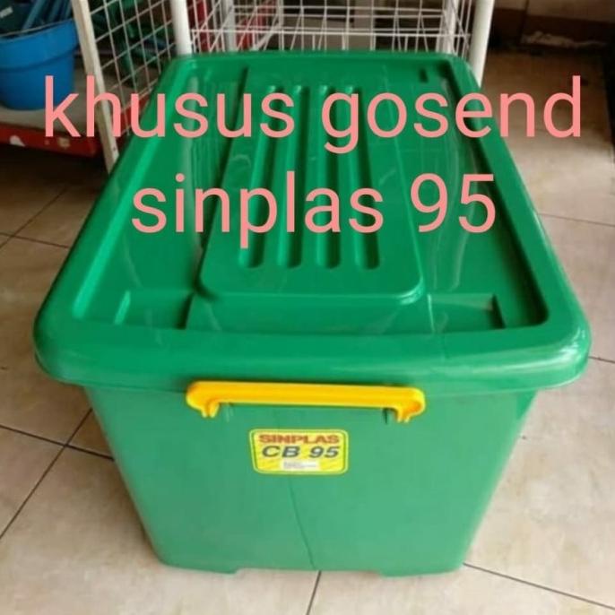 [[COD]] Shinpo Container Box CB 95 liter Sinplas Gojek BOGOR TERLENGKAP Kode 81