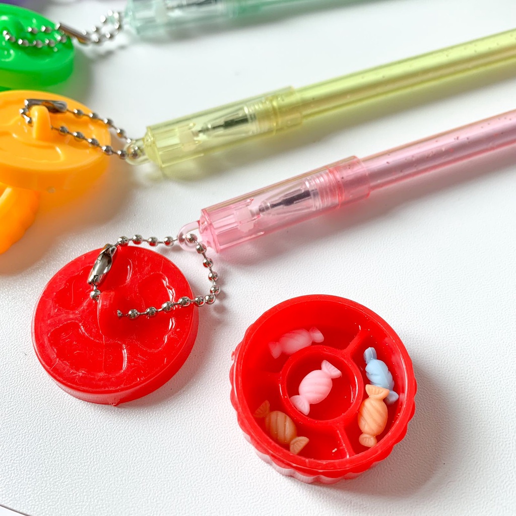 PEN LUCU GANTUNGAN PERMEN WARNA WARNI PUPLEN GEL IMUT PREMIUM QUALITY HARGA TERMURAH BISA GROSIR COD