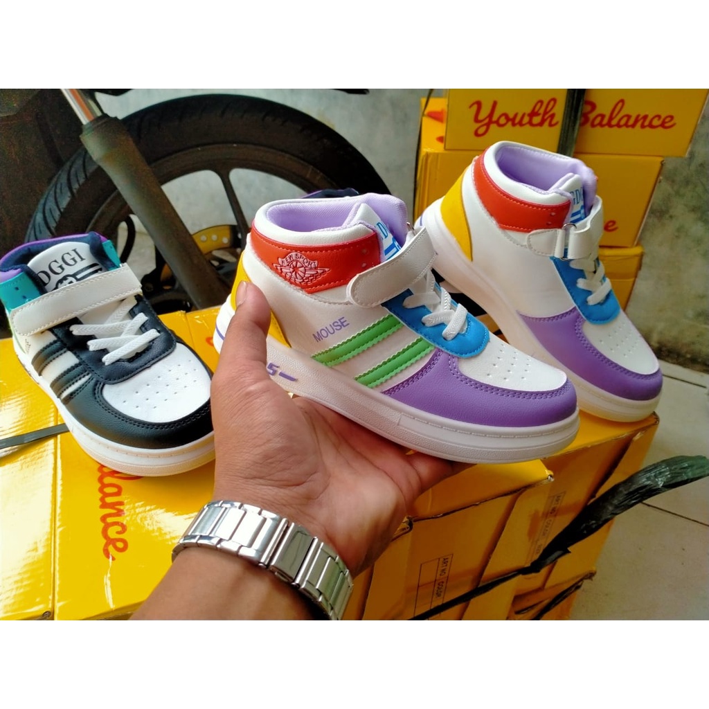 SEPATU AER  DARI YOUTH BALANCE| Snikers Anak | Sepatu Anak | B528 UKURAN 26-37| | Snakers Anak Perempuan | Sneakers Anak Import | Sepatu Snekers Anak | Sepatu Boot Anak | Boot Anak