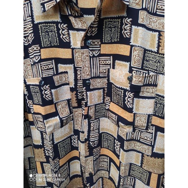 kemeja vintage pria lengan panjang second branded original
