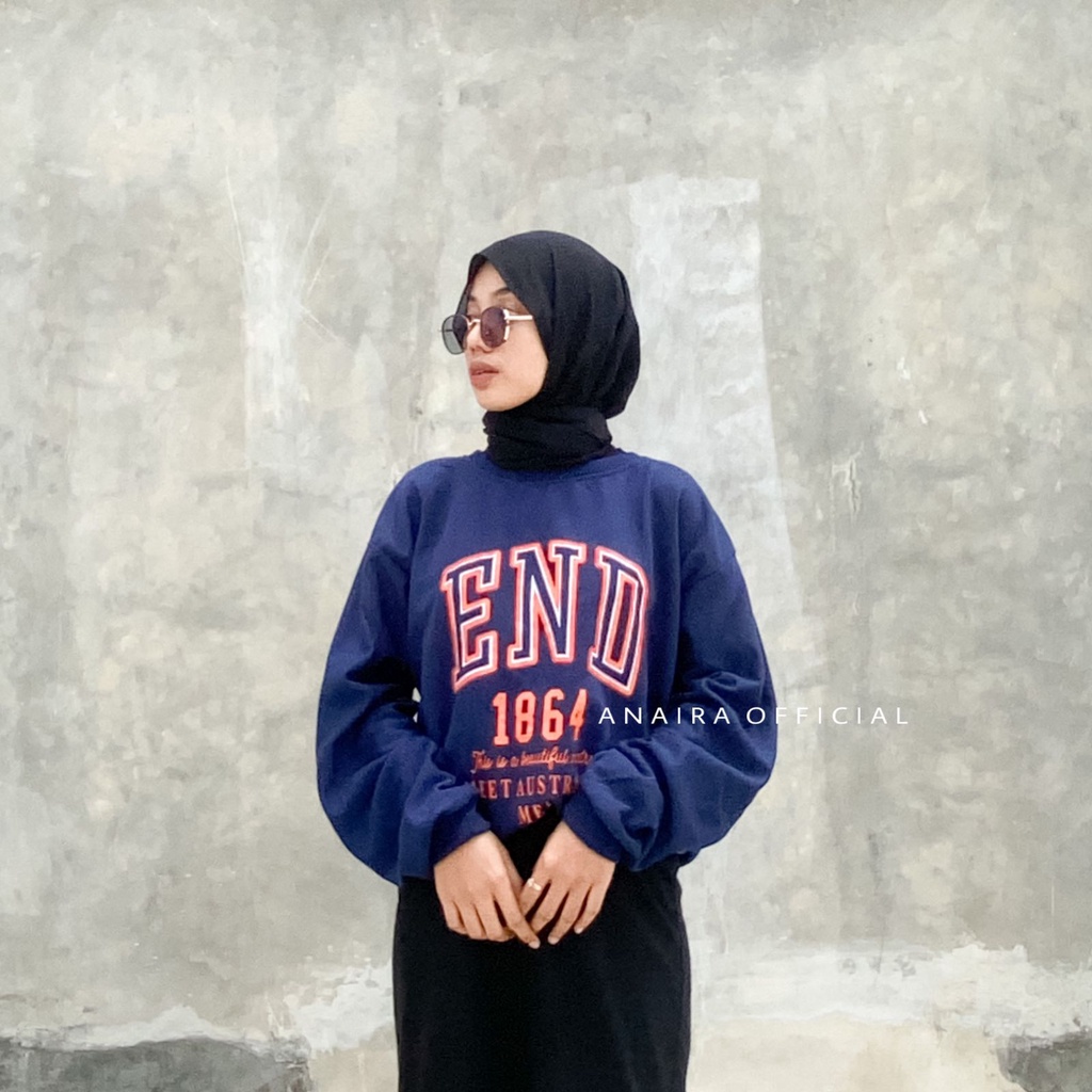 END SWEATER OVERSIZE PRIA WANITA SWITER CREWNECK