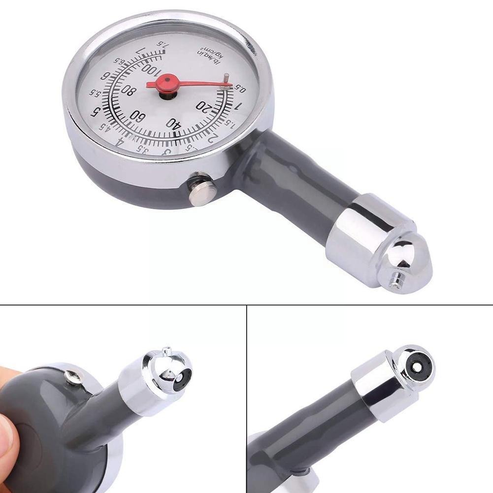 [BISA COD] Alat Pengukur Tekanan Angin Ban Mobil Motor Sepeda Uiversal Akurat Motor Tire Pressure Gauge