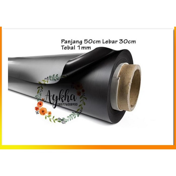 MS - Magnet Strip Lembaran Karet Rubber Flexible 1mm 30 X 50