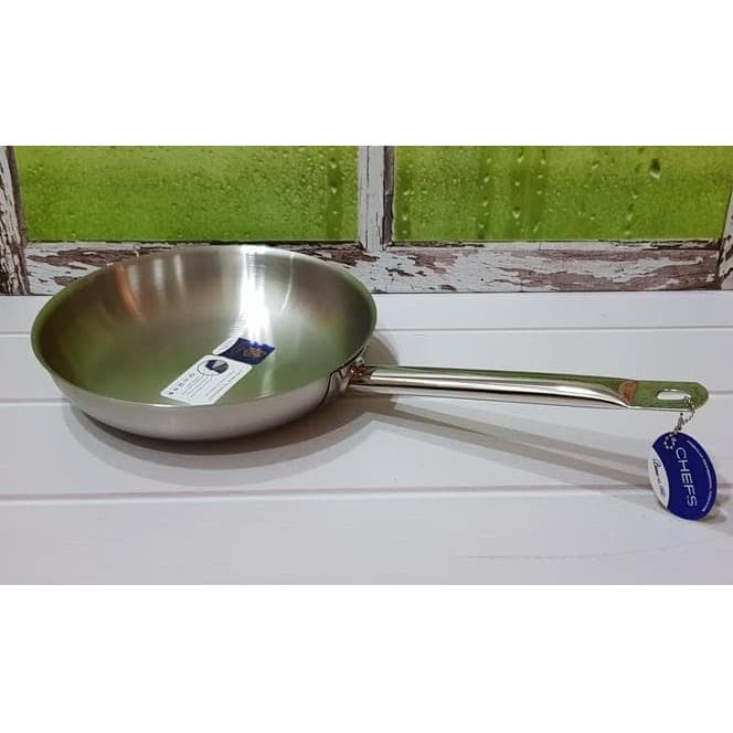 Bima Chefs Penggorengan Skillet Frying pan SUS304 - 28CM