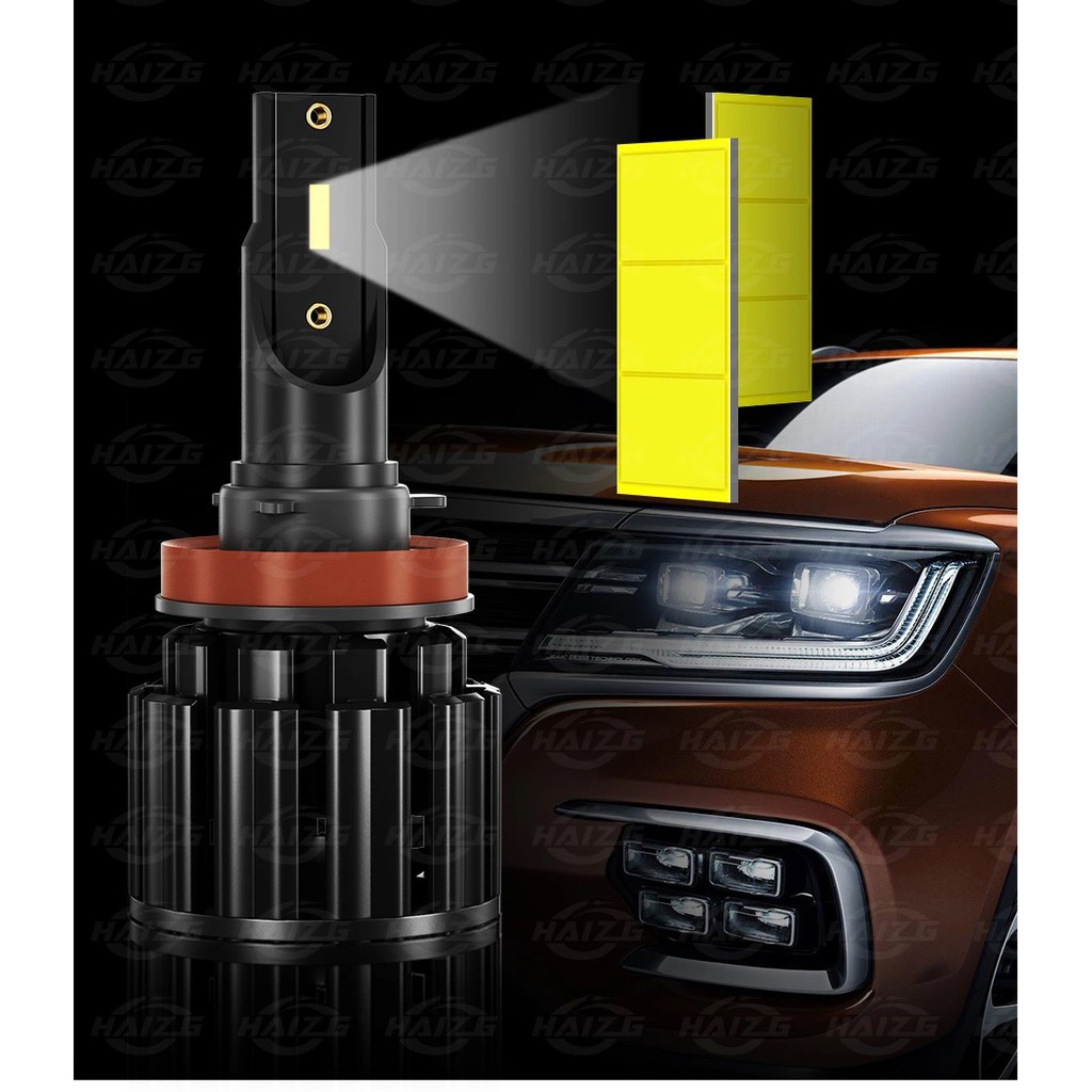S8 H4 Lampu led mobil H4 putih Terang 50 watt 10000 lumens LED Chip1860 lampu depan hi lo beam
