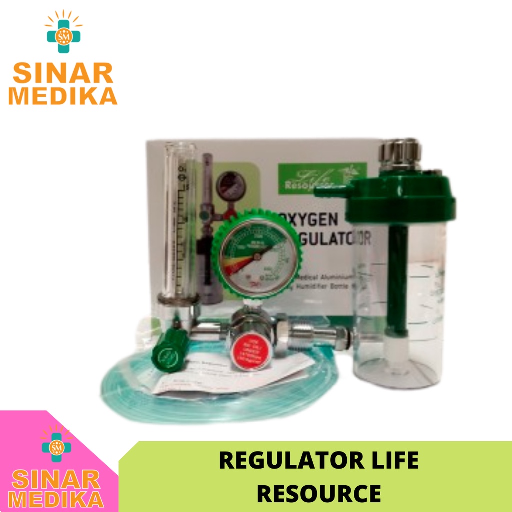 REGULATOR OKSIGEN LOTUS LIFE RESOURCE . METERAN OKSIGEN . ALAT PENGATUR TABUNG OKSIGEN