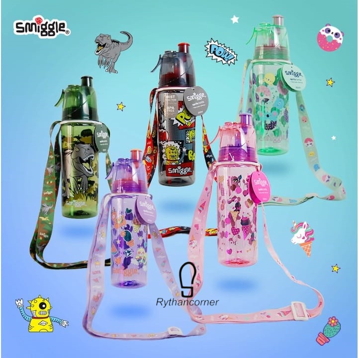 BOTOL MINUM WATERBOTTLE SMIGGLE SPRITZ SPRAY 560ml