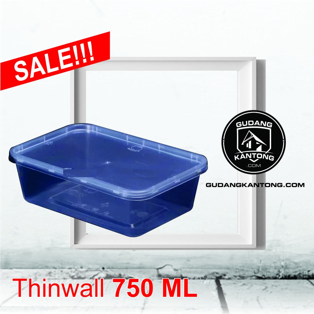 Thinwall 750 ml / Kotak Makan 750 ml