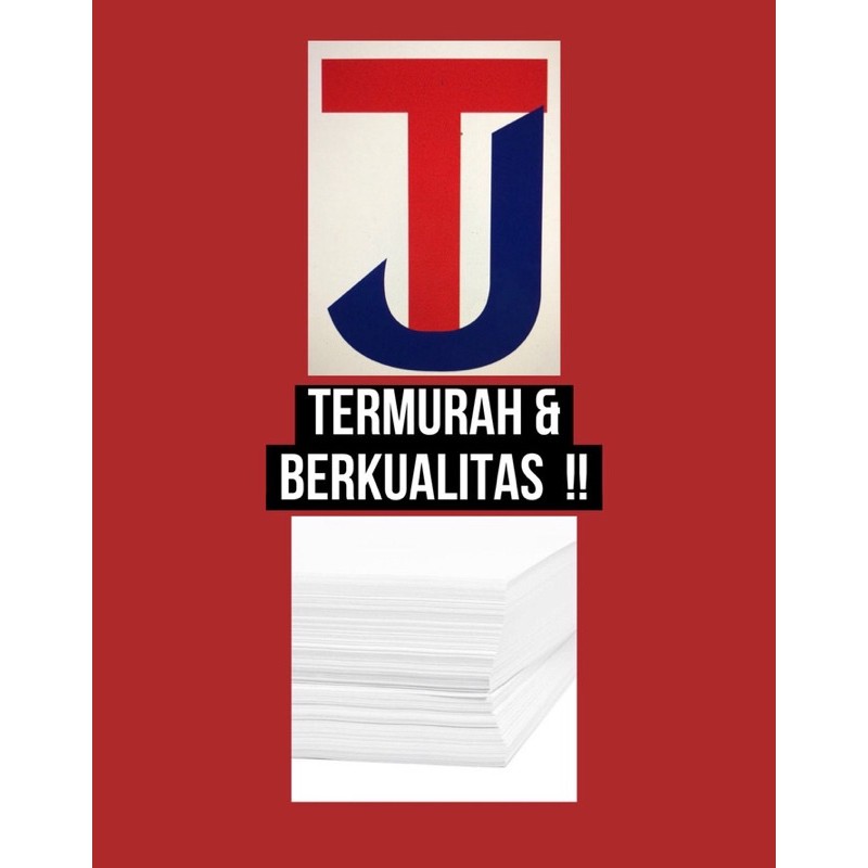 

HJK KERTAS HVS 100 GRAM Folio F4 /A4 /Quarto / Kuarto Merek RAP isi 500 Lembar