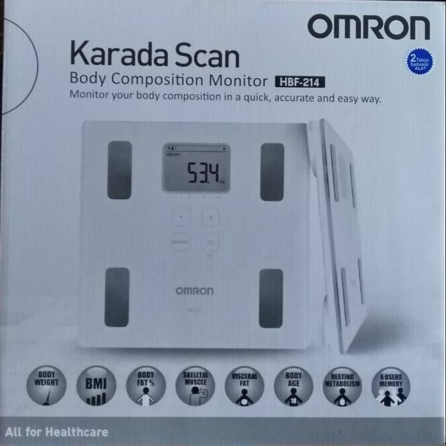 Omron karada scan / body fat monitor HBF 214