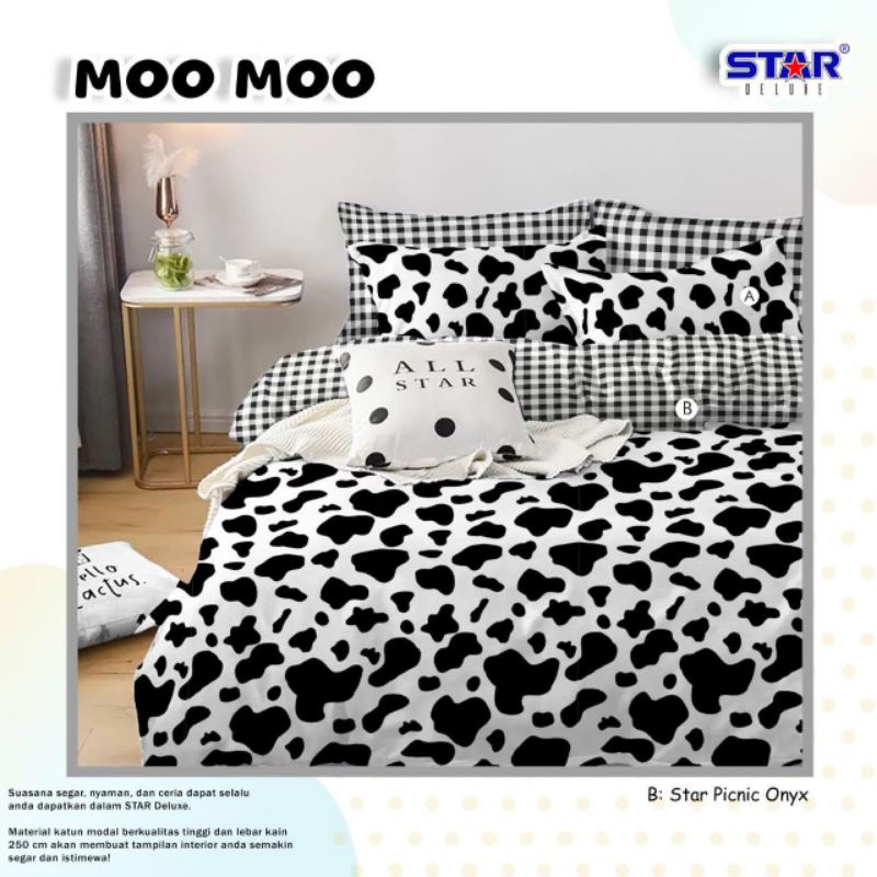 Sprei motif Sapi Cow (banyak motif)