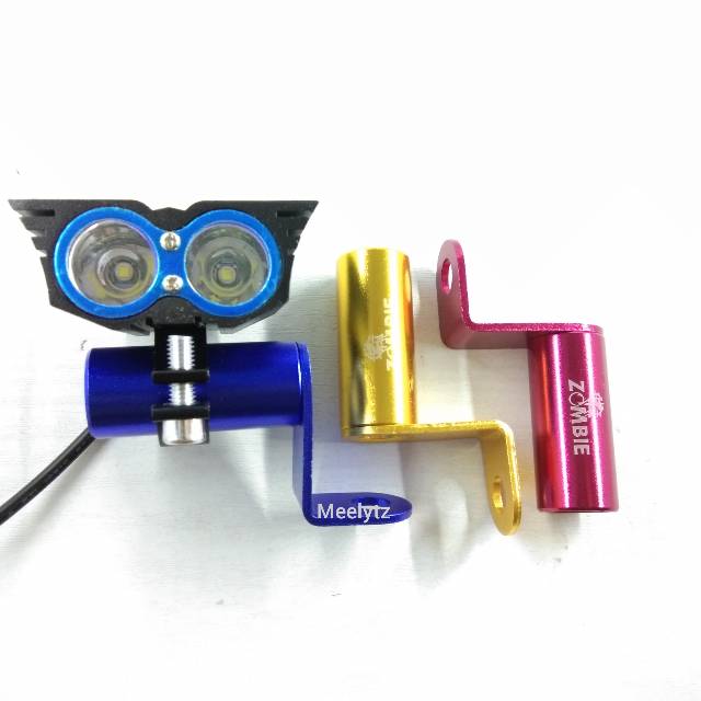 Breket Dudukan Lampu Tembak Dudukan Holder HP untuk semua jenis motor spion