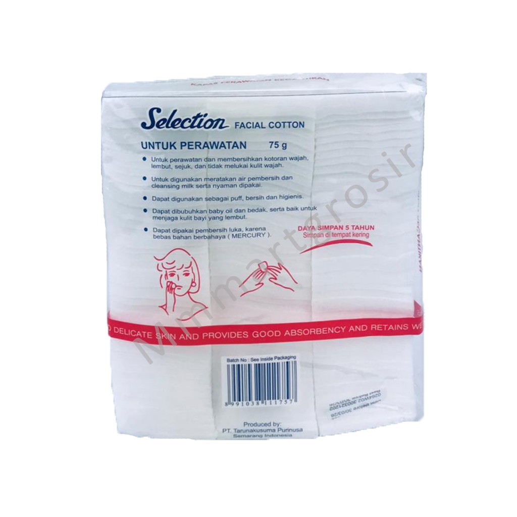 Selection / Facial Cotton / Kapas Wajah / 75g