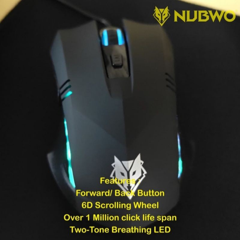 Mouse Gamers Nubwo 4 Original Nubwo