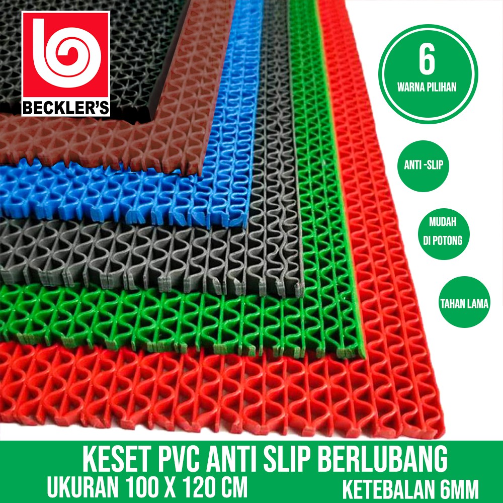 Karpet Kamar Mandi/Keset PVC Anti Slip Kamar Mandi tebal 6mm 1X1.2M