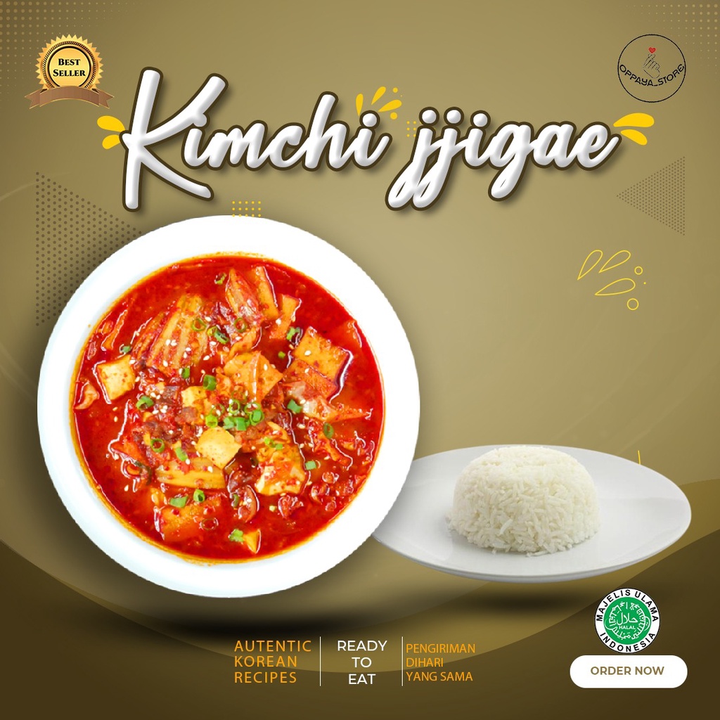 

Kimchi Jjigae Set Complete (Soup Kimchi ) Sudah Siap Makan Instant