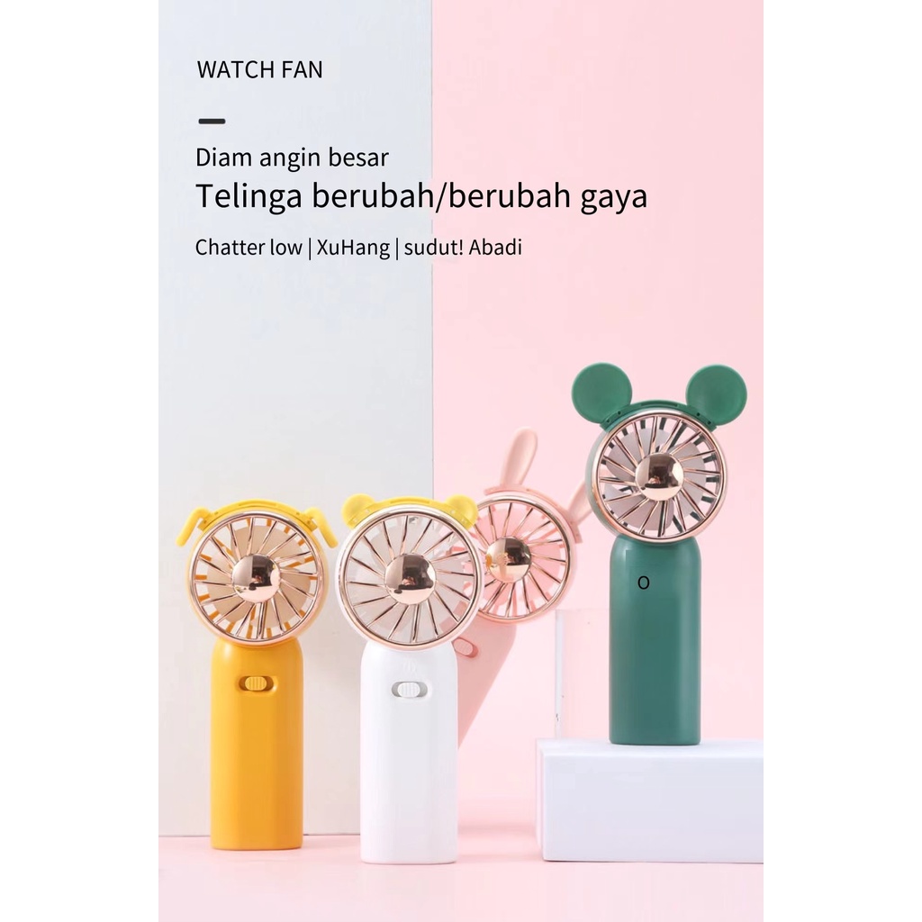 MINI IMUT KIPAS ANGIN MINI GENGGAM Cute / Kipas Lipat PORTABLE / Mini Fan N58