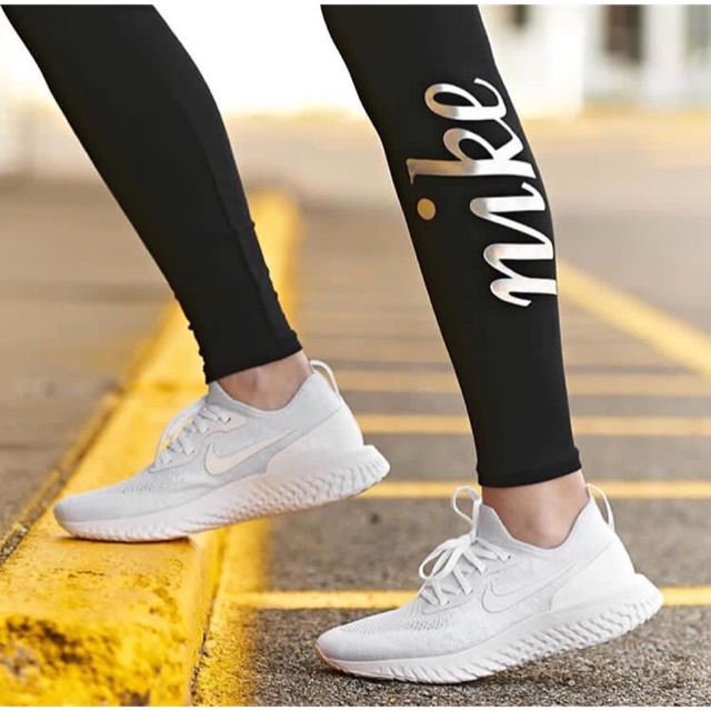 Nike Epic React Flyknit Triple White