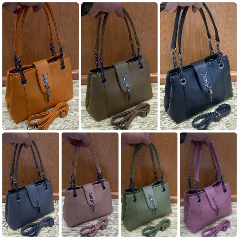 TAS WANITA FASHION SNOW MASAKINI TALI KOMBI RANTE