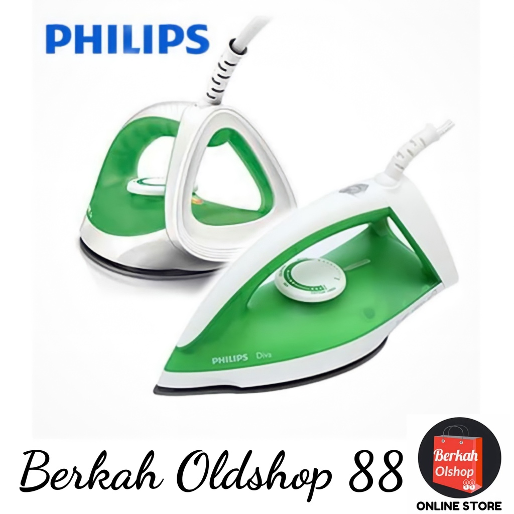 Berkah Oldshop 88 - PHILIPS Dry Iron GC122 Setrika - GC-122 Garansi resmi GC 122