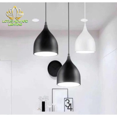 LAMPU GANTUNG MINIMALIS MODERN RUANG MAKAN / RUANG TAMU / CAFE  3 ARMS TYPE 5588