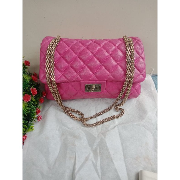 NANDA SHOULDER /SLING RANTAI ALA CHANEL KULIT ASLI MANTULL, ALA CHANNEL,  PRELOVED ALA CHANEL