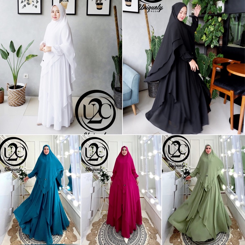 Shirin syari premium by u2c / gamis ceruty