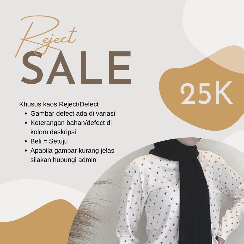 KHUSUS KAOS REJECT/DEFECT