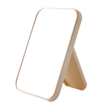 OSM JKT C5184 Cermin Lipat Persegi / Kaca Rias MakeUp / Cermin MakeUp / Beauty Mirror-Cream Muda