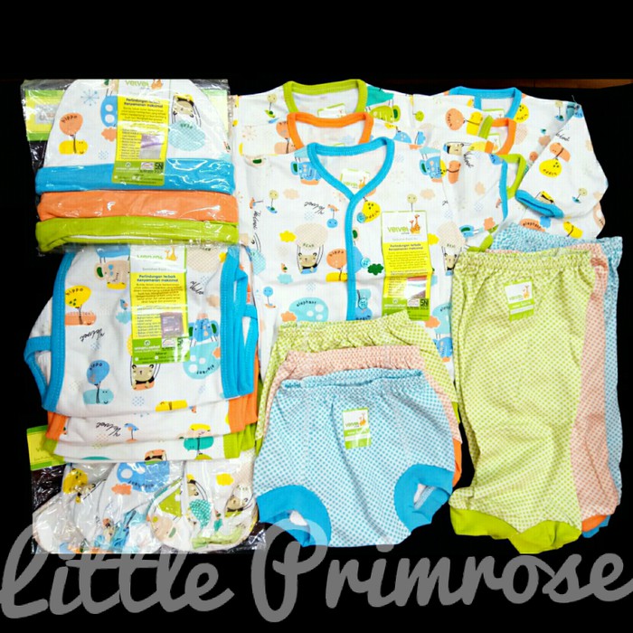 Velvet Junior Paket Baju Bayi Newborn 0-3 Bulan