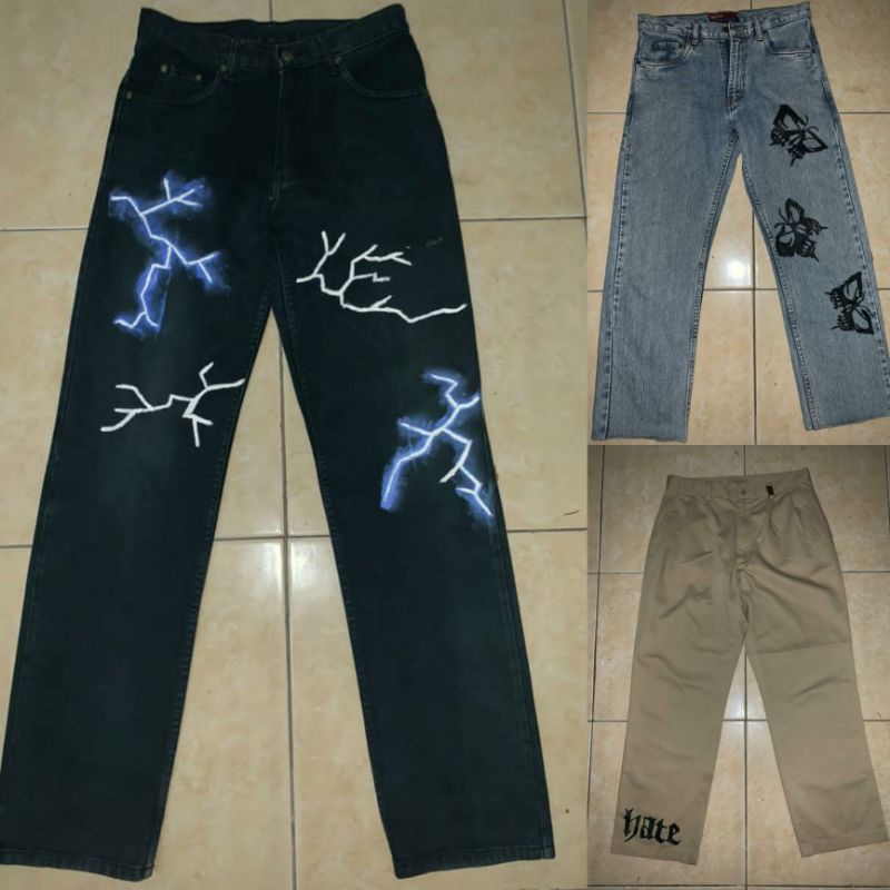 custom jeans
