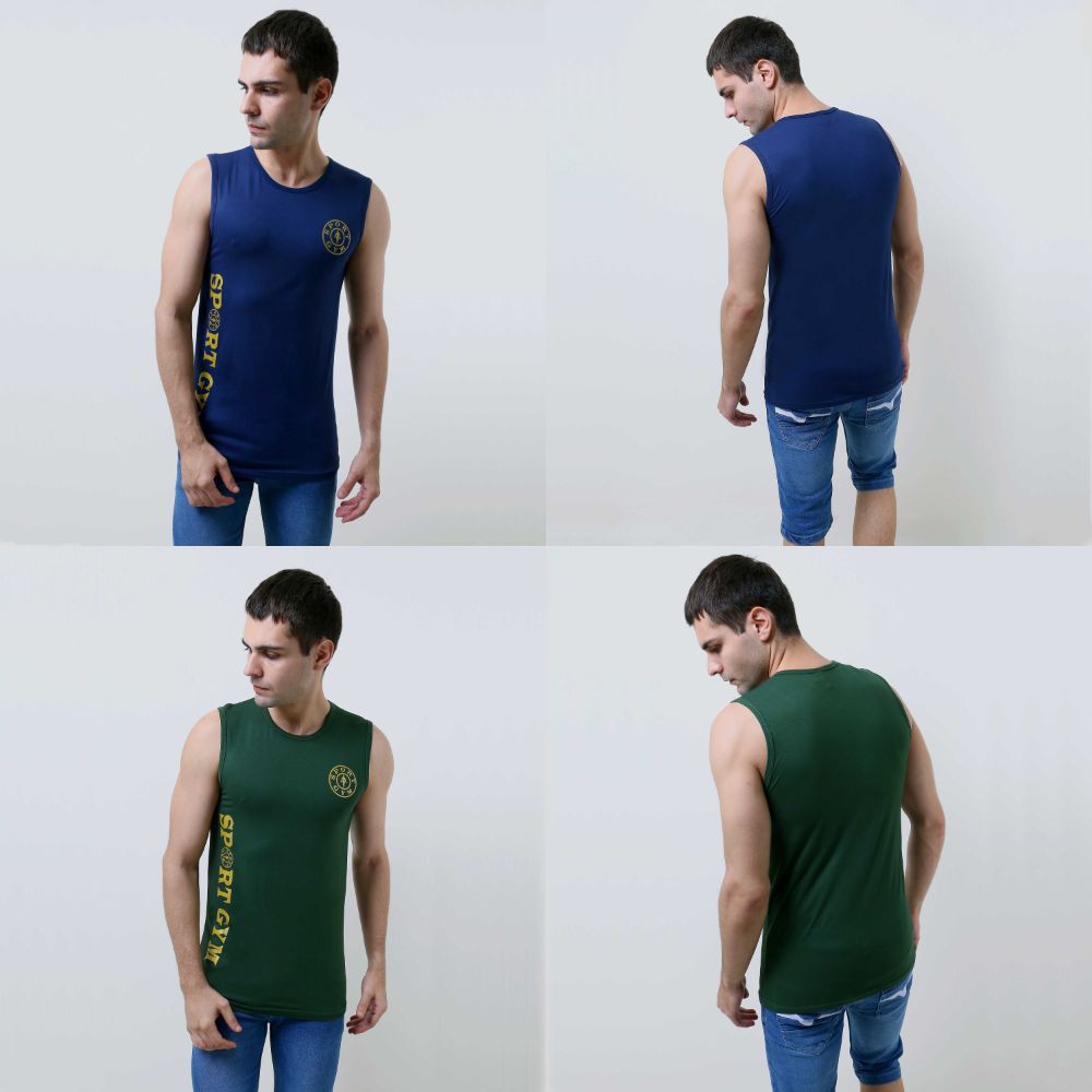 Singlet Pria Sport Polos / Singlet Gym Fitnes / Singlet Olah Raga - Banyak Pilihan Warna (COMB)